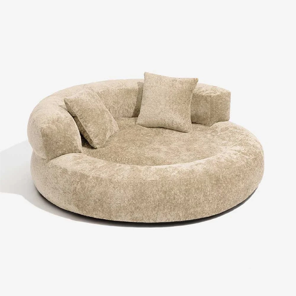 Luxe Removable Orthopedic Donut Dog Bed with Pillow