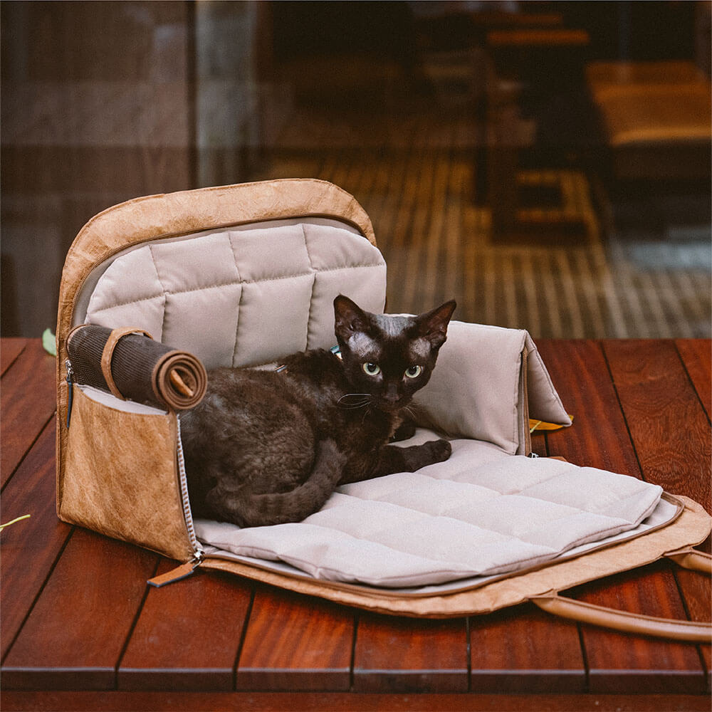 Eco-Friendly Pet Travel Bag – Multi-Functional & Stylish for Urban Adventures