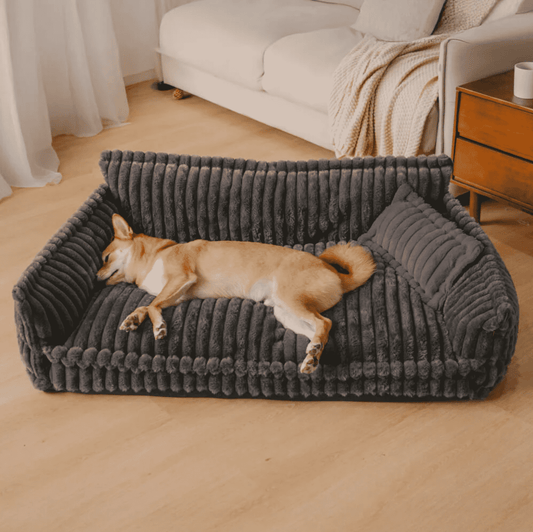 Large Washable Orthopedic Fluffy Dog Bed – Snoozy Dream Soft Sofa Pillow