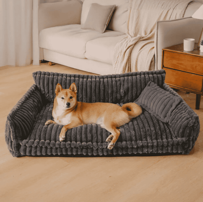Large Washable Orthopedic Fluffy Dog Bed – Snoozy Dream Soft Sofa Pillow