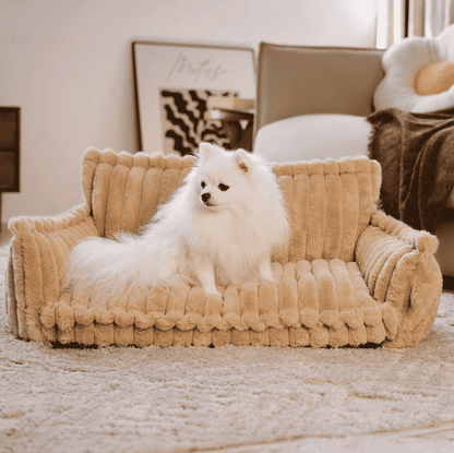 Large Washable Orthopedic Fluffy Dog Bed – Snoozy Dream Soft Sofa Pillow