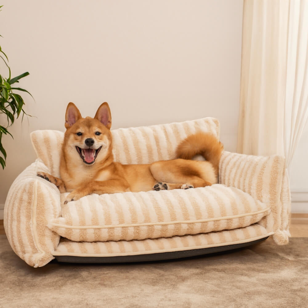 Double-Layer Sofa Bed for Dogs & Cats – Ultra Soft, Warm & Cozy