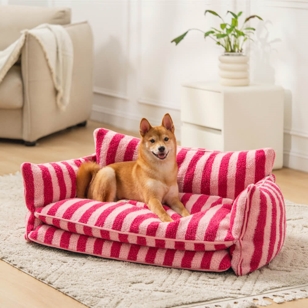 Double-Layer Sofa Bed for Dogs & Cats – Ultra Soft, Warm & Cozy