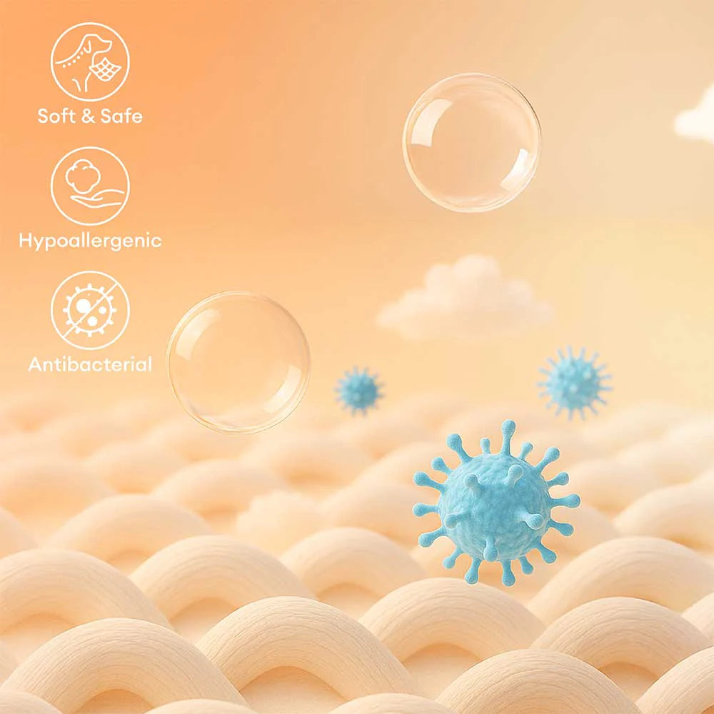 All-Season Thick Plush Washable Pet Pillow Bed for Large Cat & Dog