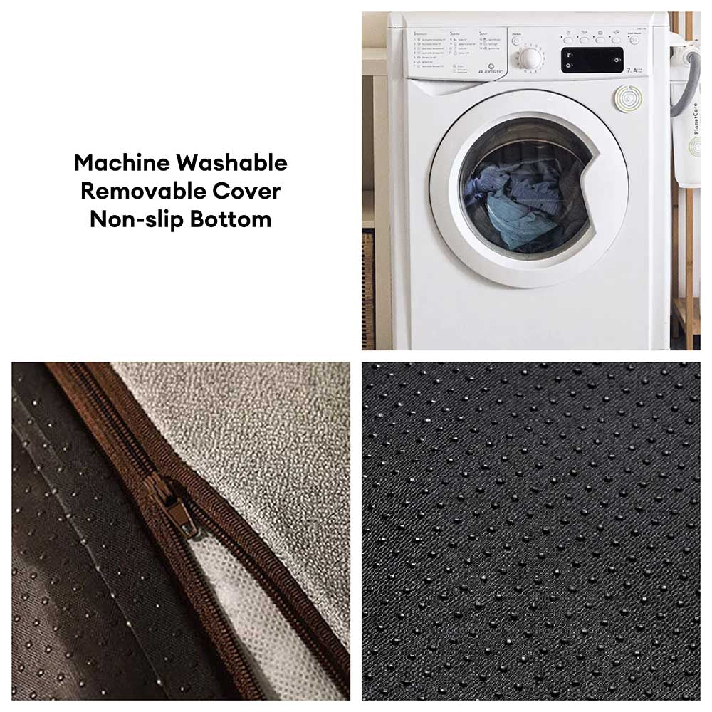 All-Season Thick Plush Washable Pet Pillow Bed for Large Cat & Dog