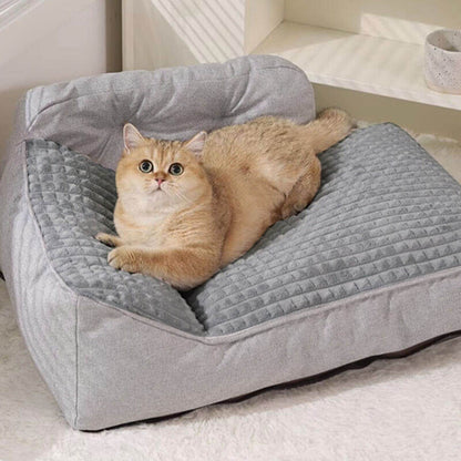 All-Season Thick Plush Washable Pet Pillow Bed for Large Cat & Dog