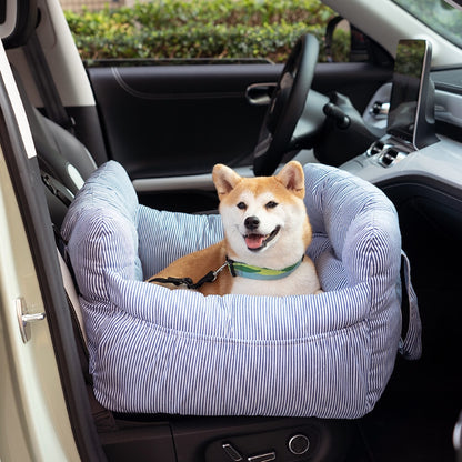 Large Dog Car Seat Bed – Portable & Comfortable Pet Bolster for Outings